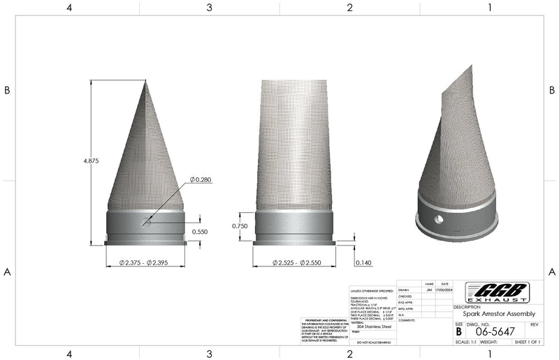 GGB Spark Arrestor