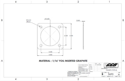 GGB KRX Exhaust Flange Gasket