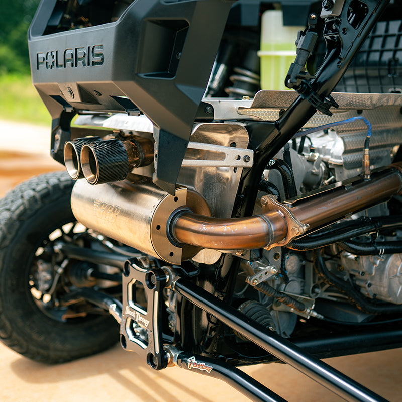 2020-2025 Polaris RZR Pro XP/XP4 Turbo Center Exit Sport Pro Dual Tip Muffler