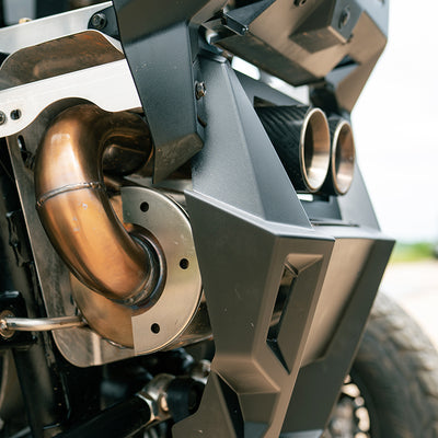 2020-2025 Polaris RZR Pro XP/XP4 Turbo Center Exit Sport Pro Dual Tip Muffler