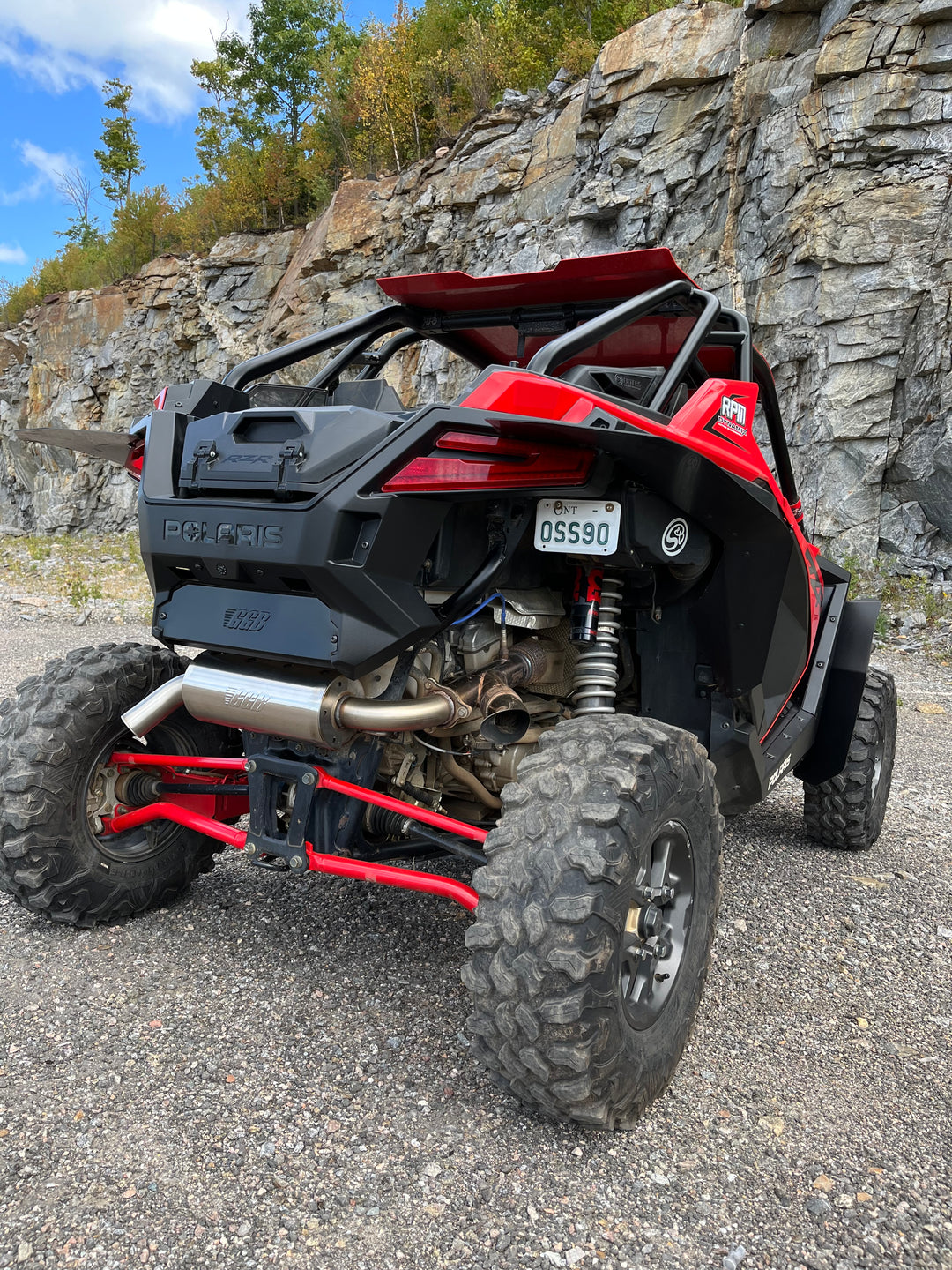 2020-2025 Polaris RZR Pro XP/XP4 Turbo Trail Muffler – GGB Exhaust